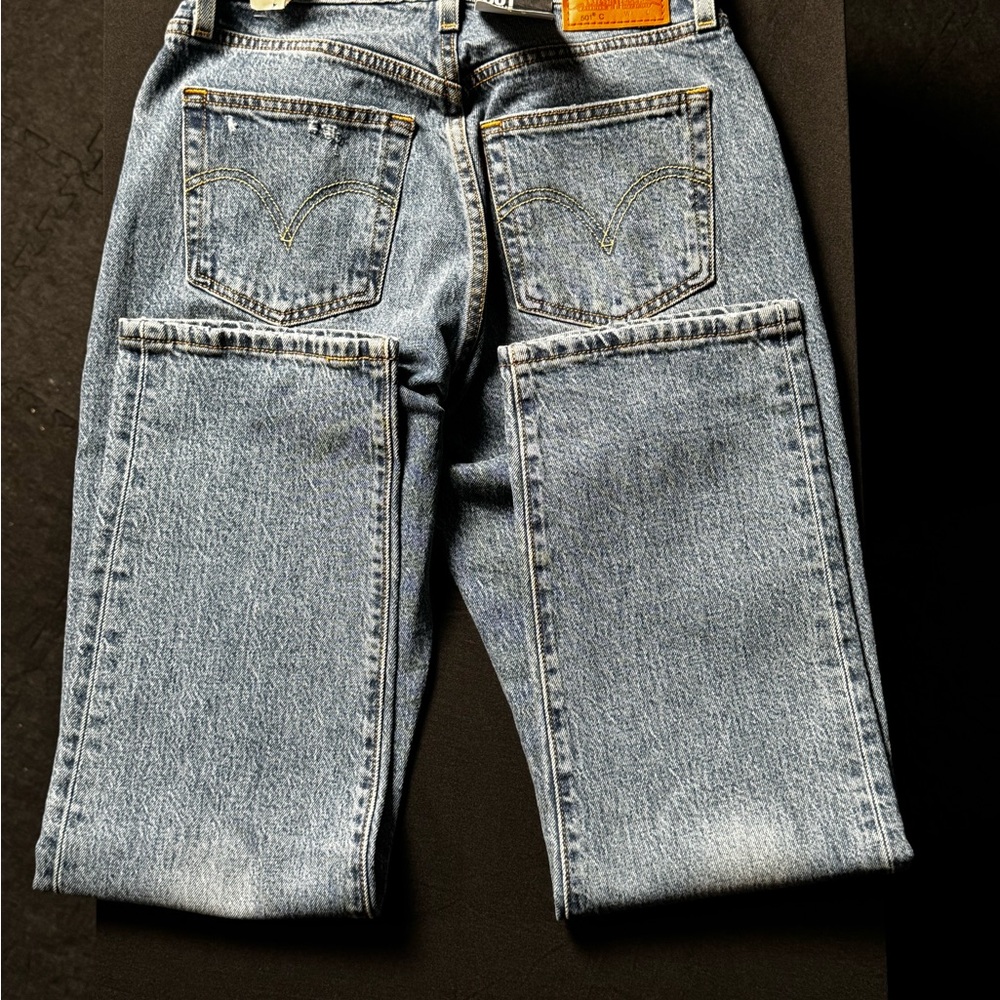 Levi's Women’s 501 c Light Blue Straight Jeans